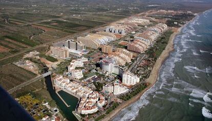 Vista a&eacute;rea de la urbanizaci&oacute;n Marina d&#039;Or en Oropesa del Mar. 