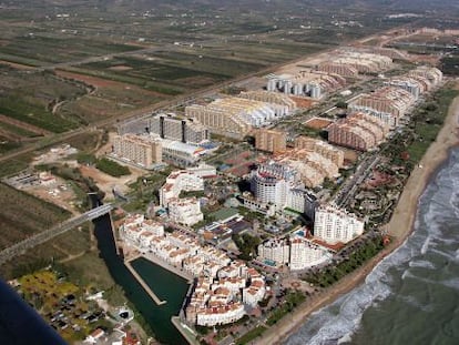 Vista a&eacute;rea de la urbanizaci&oacute;n Marina d&#039;Or en Oropesa del Mar. 