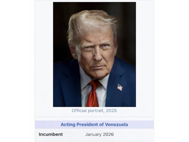 Imagen difundida por Donald Trump