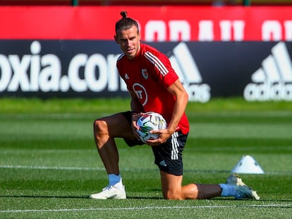 Gareth Bale, el pasado lunes con la selección galesa.