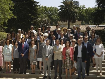 'Foto de familia' de la inauguración de PhotoEspaña.