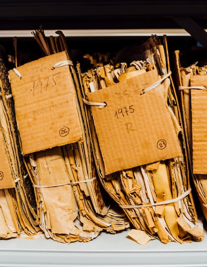 Archivos de la cárcel de Burgos de 1975.