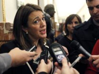 La portavoz del grupo socialista en el Congreso, Soraya Rodríguez. EFE/Archivo