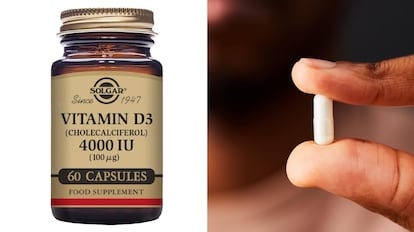 Esta otra opción para ingerir vitamina D contiene 60 cápsulas vegetales.