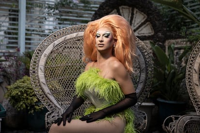 La drag queen Pitita en el Cotton House de Barcelona.  