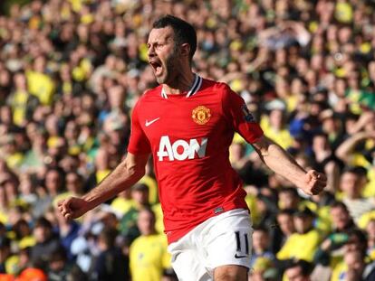  Ryan Giggs celebra el gol