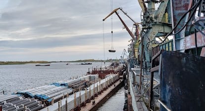 Priobye, en las orillas del r&iacute;o Obi, es el lugar m&aacute;s cercano a los yacimientos SK.