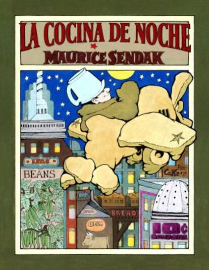 Portada de 'La cocina de noche' de Maurice Sendak.