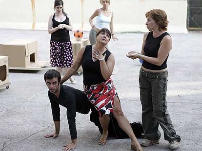 Ensayo de 'Calipso', bajo la dirección de Ángel Martínez Roger.