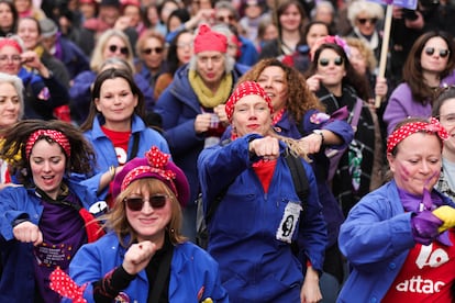 International Women's Day demonstration in Paris