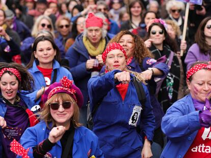 8-M en el mundo: las manifestaciones del Día de la Mujer, en imágenes