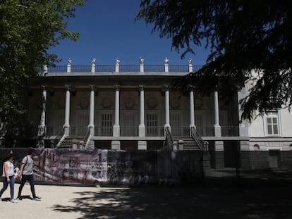El palacete del parque de El Capricho.