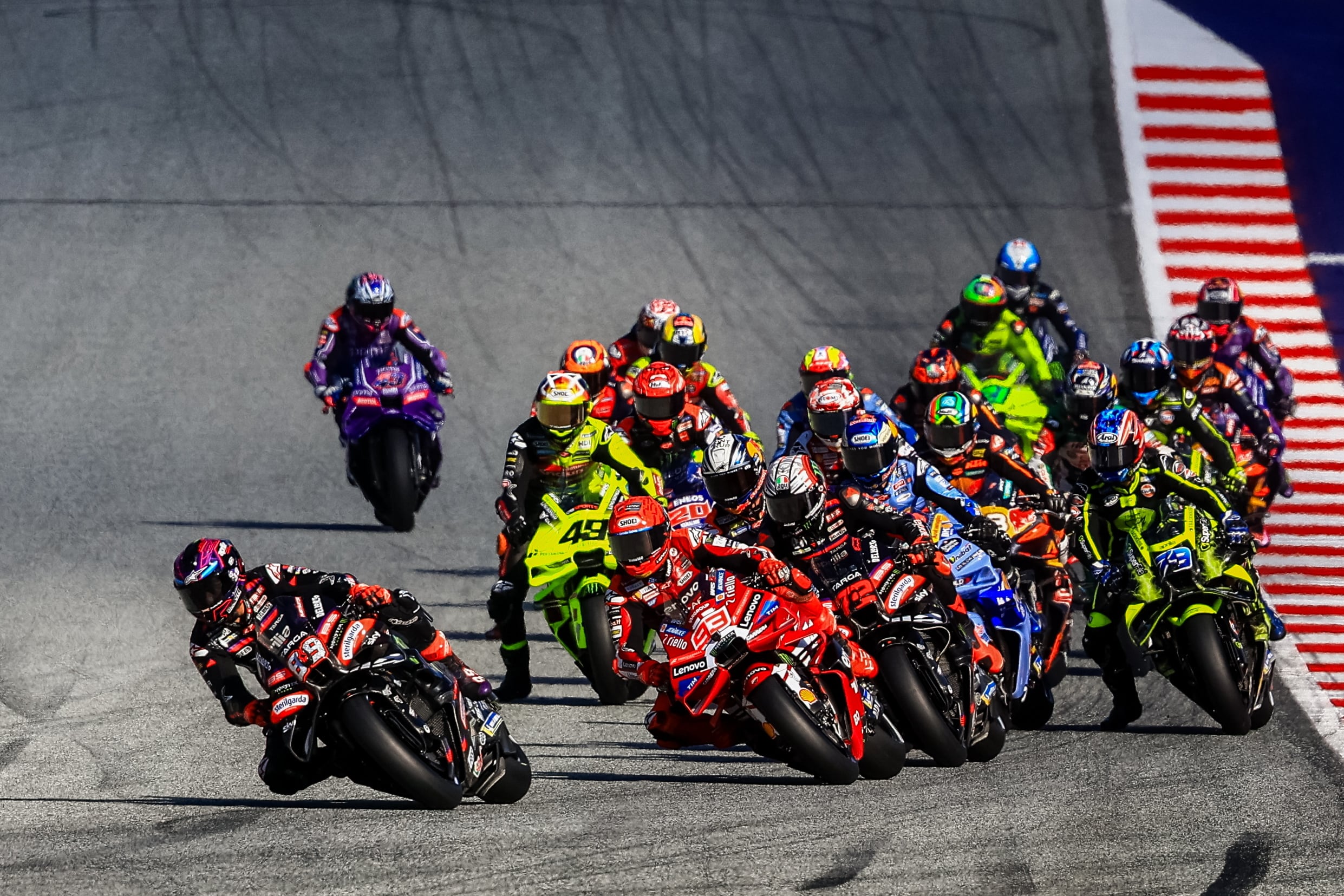 Austria's GP live, the MotoGP's live race
