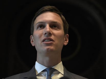 Jared Kushner, el lunes en la Casa Blanca.