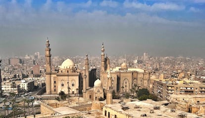 El centro de El Cairo, visto desde la Ciudadela de Saladino