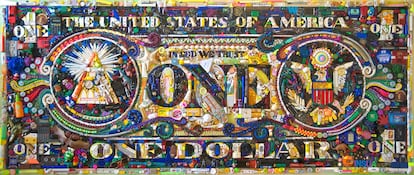 'One dollar', de la artista argentina Elisa Insúa.