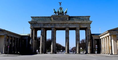 Puerta de Brandenburgo, en Berlín.