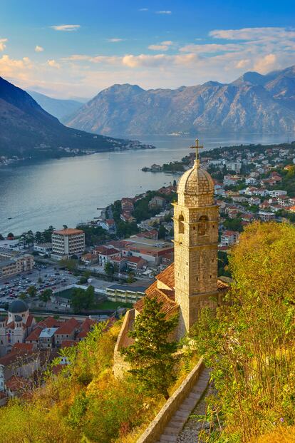 La bahía de Kotor.