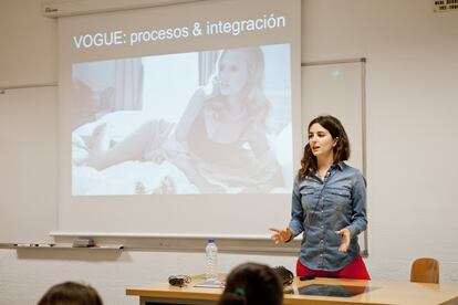 Inés Lorenzo, directora de Vogue.es, también participó en la jornada.