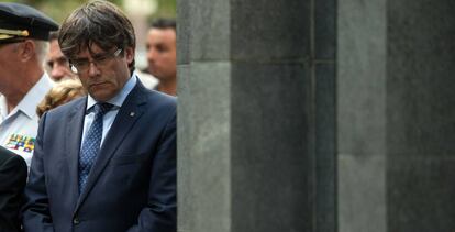 El presidente de la Generalitat, Carles Puigdemont. 