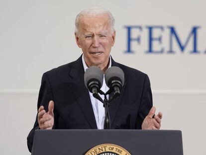 Discurso del presidente Joe Biden  ante FEMA COVID-19.