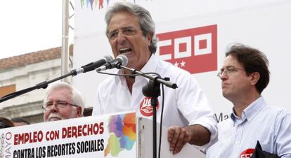 El secretario general de UGT de Madrid, José Ricardo Martínez