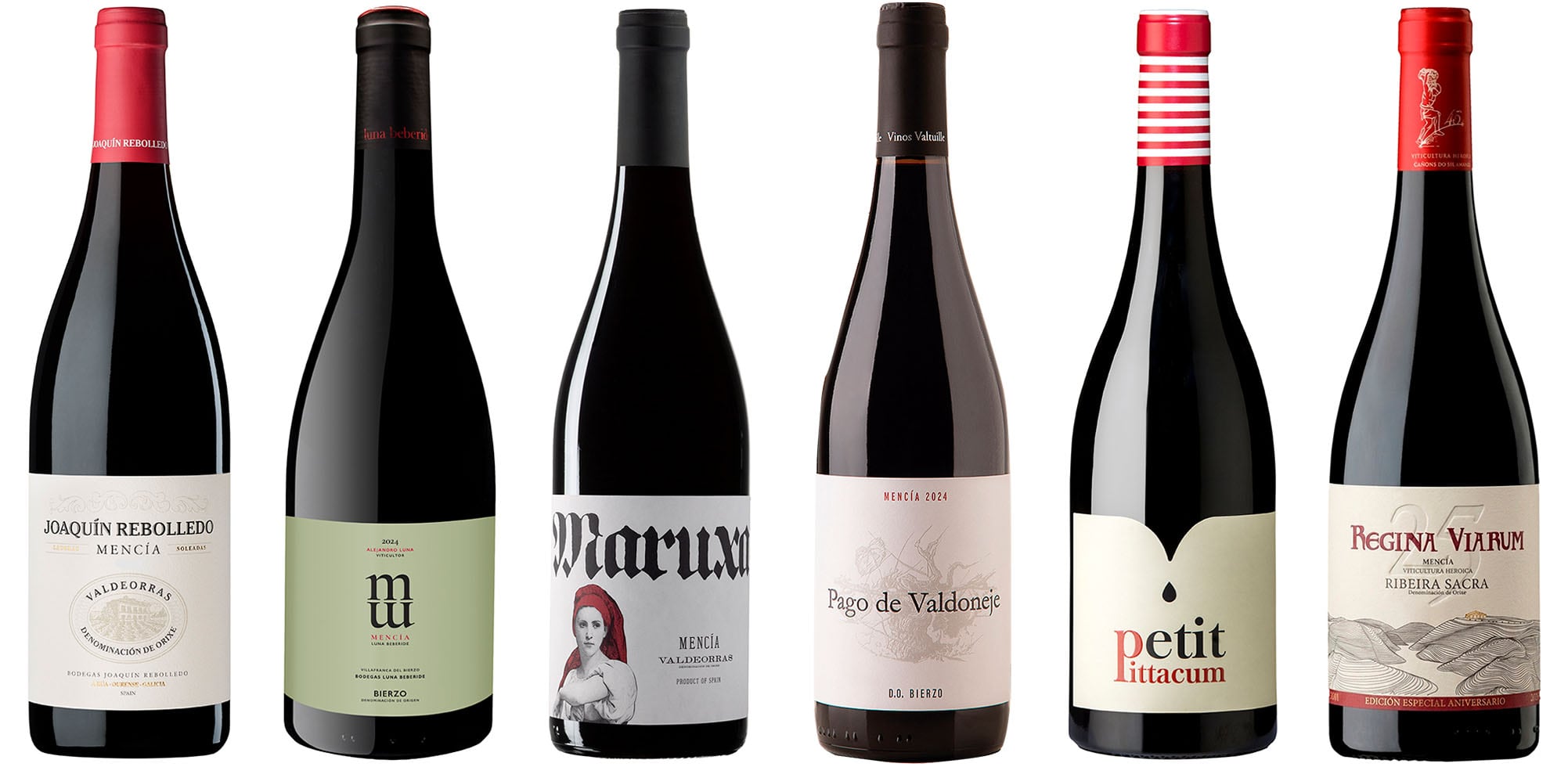 Seis vinos tintos jóvenes y afrutados de mencía a buen precio