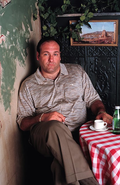 James Gandolfini, en el papel de Tony Soprano