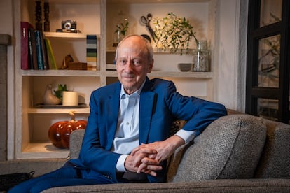 Michael Sandel en su visita a la Ciudad de México.