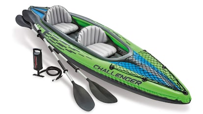 Kayak hinchable Challenger doble de Intex