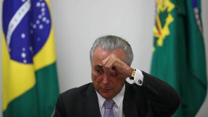 O presidente Michel Temer, assumiu depois do impeachment de Dilma Rousseff.