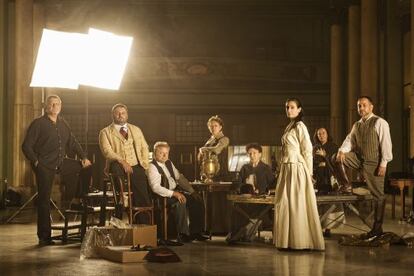 El elenco de 'Tio Vania'.