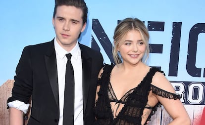 Chlöe Grace Moretz y Brooklyn Beckham, en el estreno de 'Neighbors 2 Sorority Rising', en Los Ángeles.