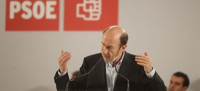 Alfredo Pérez Rubalcaba en una foto de archivo.