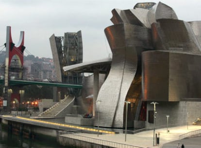 Vista del Museo Guggenheim de Bilbao, de Frank Gehry.