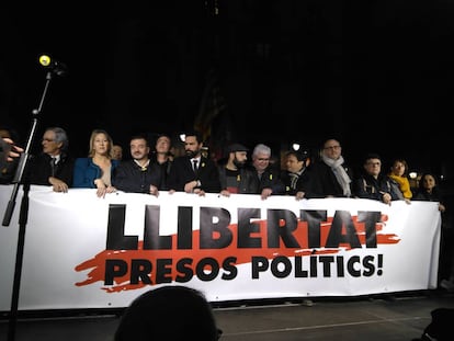Cabecera de la manifestación.