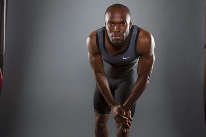 El atleta Lashawn Merritt, actual campeón olímpico y subcampeón mundial en los 400 metros lisos.