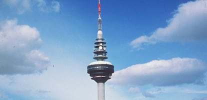 El pirulí de Torrespaña de TVE, en Madrid.