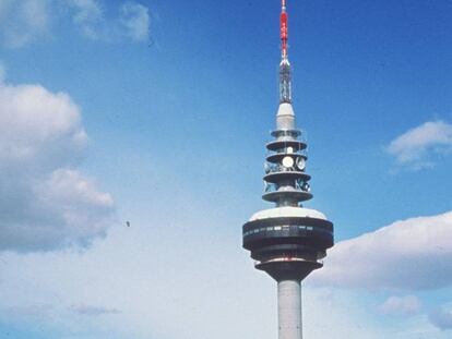 El pirulí de Torrespaña de TVE, en Madrid.