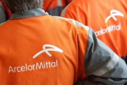 Trabajadores de ArcelorMittal.