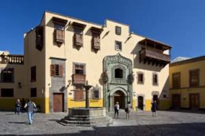 La Casa de Colón, en el barrio de Vegueta (Las Palmas).