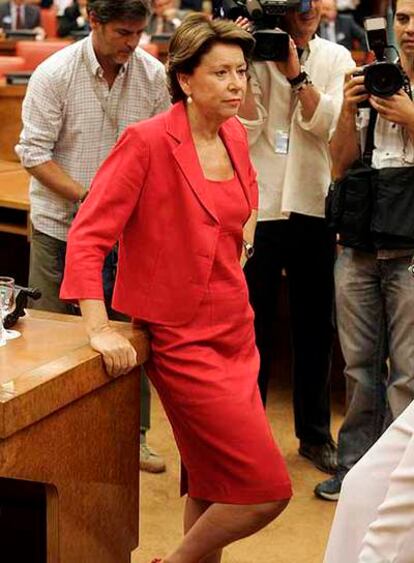 Magdalena Álvarez, en el Congreso de los Diputados.
