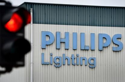 La planta de luminarias de Philips en Turnhout.