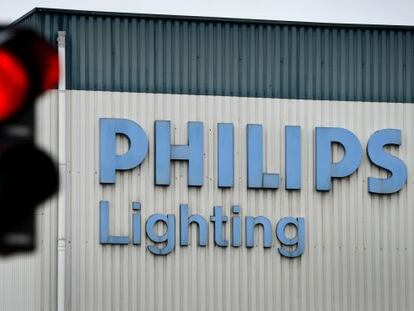 La planta de luminarias de Philips en Turnhout.