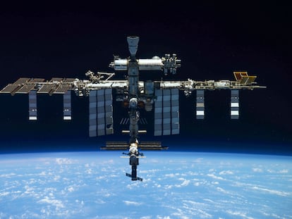 Imagen de la Estación Espacial Internacional facilitada por la agencia rusa Roscosmos.