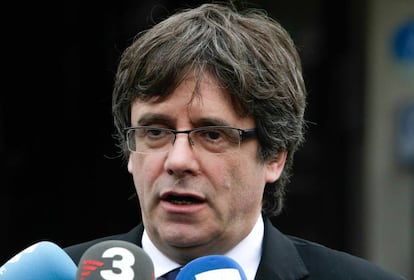 Former Catalan premier Carles Puigdemont.