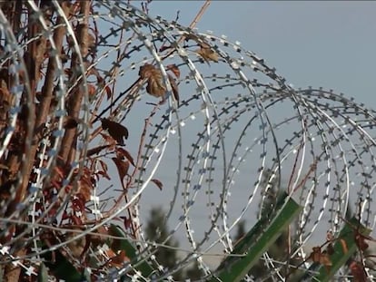 Fotograma del documental Philoxenia. Concertina en un campo de refugiados en Grecia.