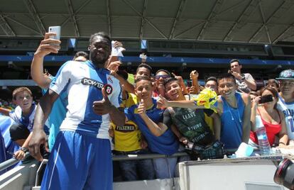 Caicedo, durante su presentaci&oacute;n.