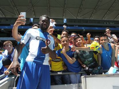 Caicedo, durante su presentaci&oacute;n.