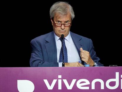 Vincent Bollore, presidente del consejo de supervisión de Vivendi. 